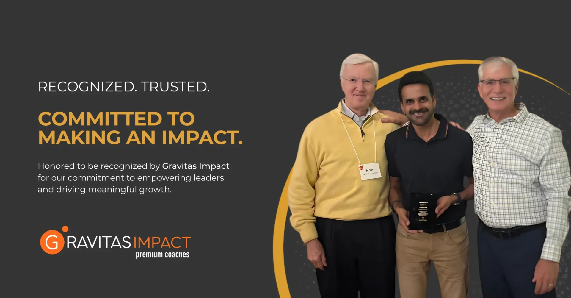 Committed to Making an Impact | Gravitas Impact Premium Coaches 2025